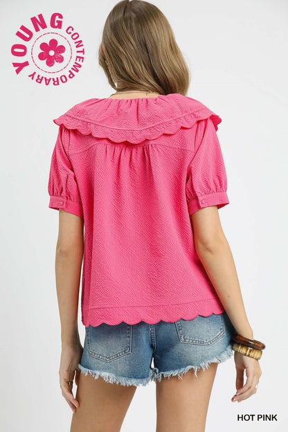 Scallop Edge Top