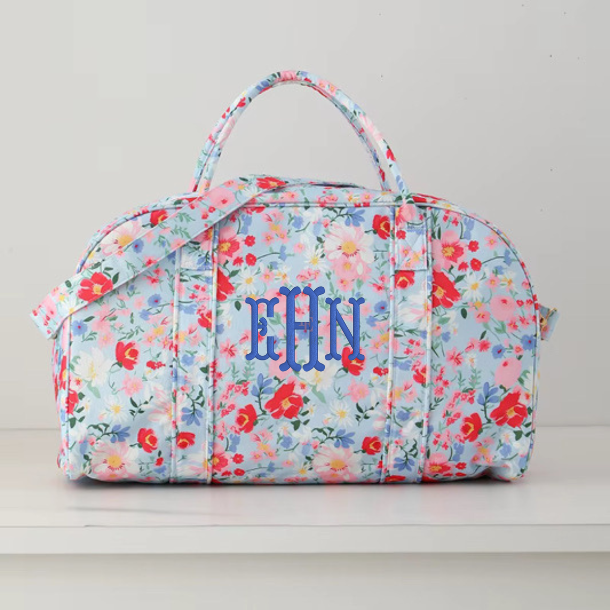 Floral Weekender Bag Rosy Garden