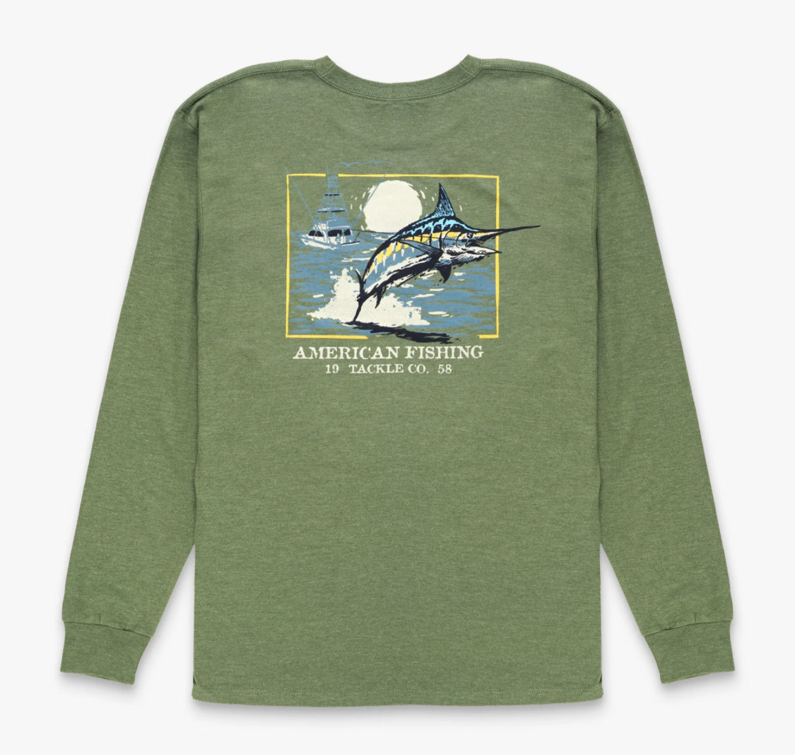 AFTCO Flying Bill T-Shirt Long Sleeves