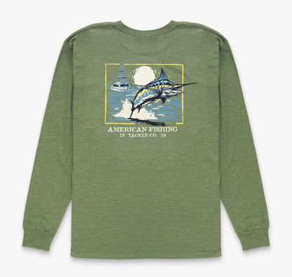 AFTCO Flying Bill T-Shirt Long Sleeves