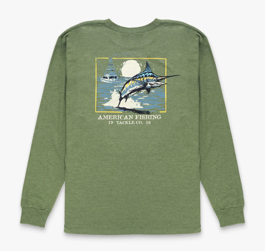 AFTCO Flying Bill T-Shirt Long Sleeves
