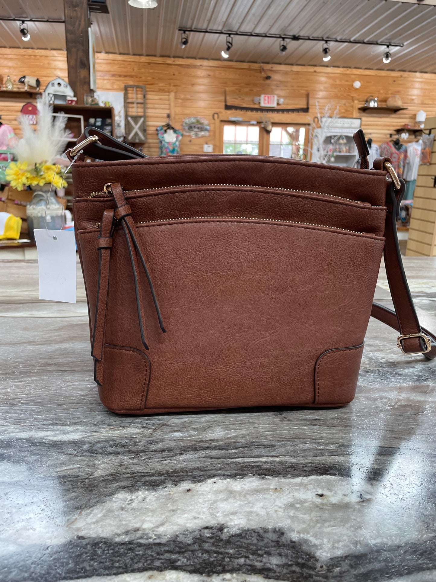 Shoulder Strap Purse Coffee