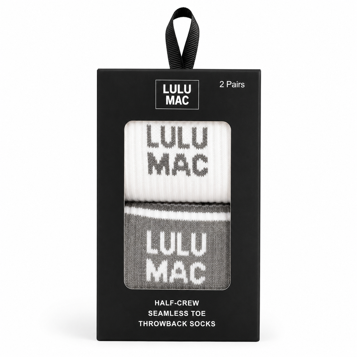 Lulu Mac Socks Box Grey