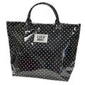 Lulu Mac Tote Bag Black/White Dot