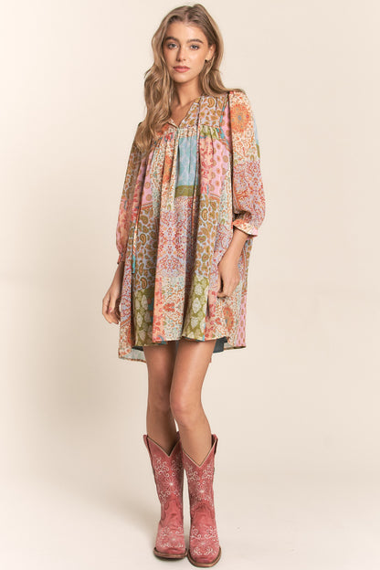 Boho Printed Dress