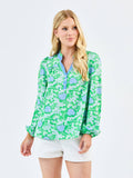 Gianna Top Daisy Chain Green