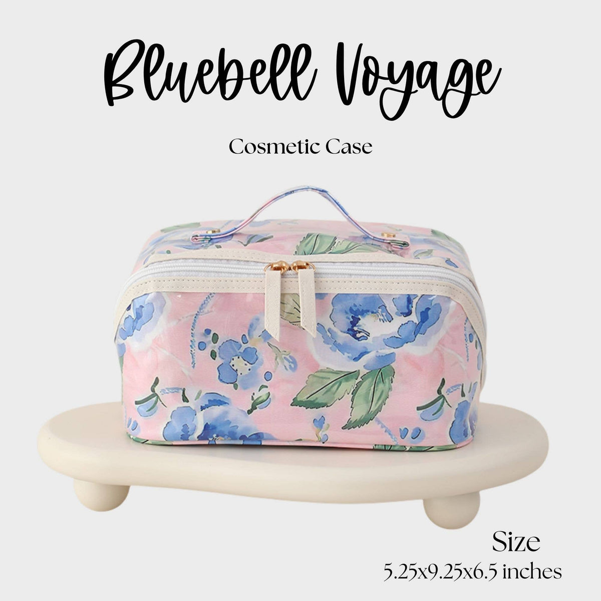 Waterproof Cosmetic Bag Bluebell Voyage