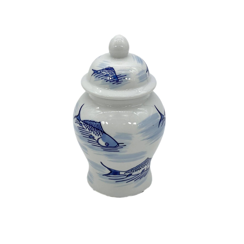 Chinoiserie Pink Decorative Ginger Jar 8"