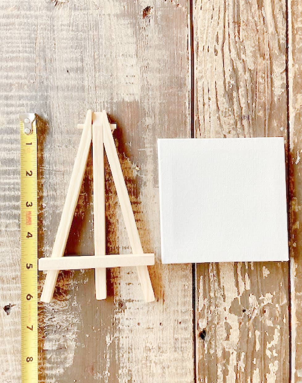 One Day at a Time Canvas Art with Easel