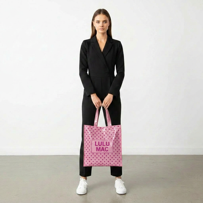 Lulu Mac Tote, Lt Pink/Hot Pink