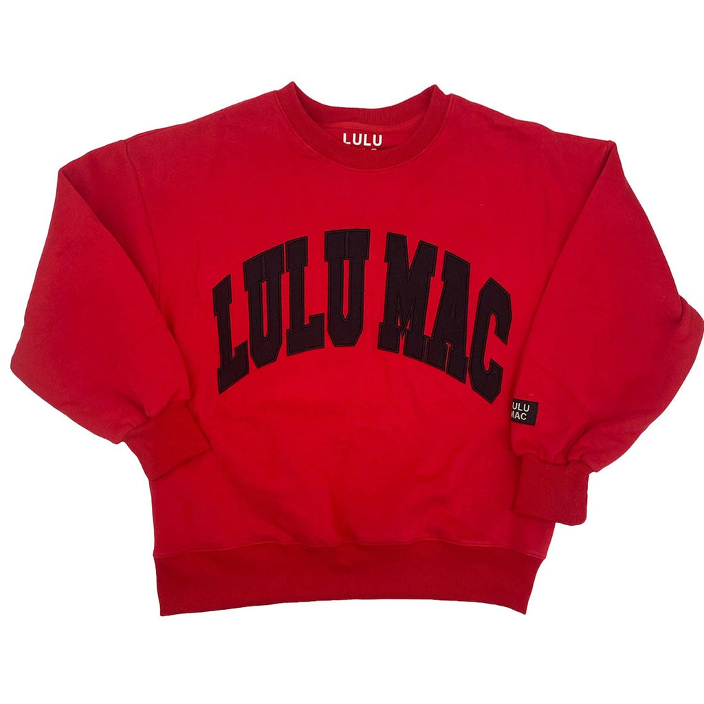 Lulu Mac Sweatshirt Red/Black