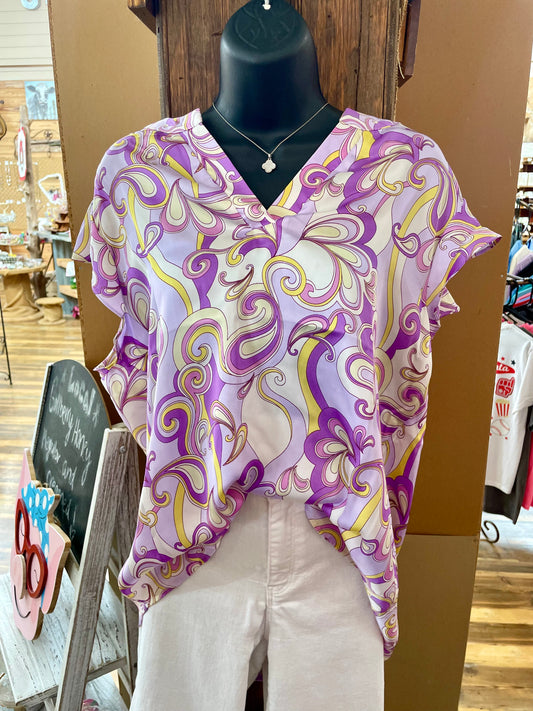 Flutter Sleeves Top