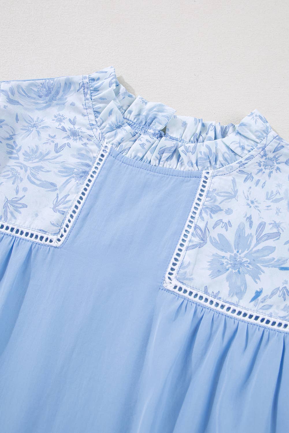 Floral Puff Sleeve Blouse