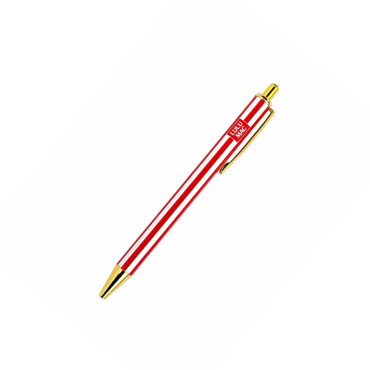 Lulu Mac Pen Red/White Stripe