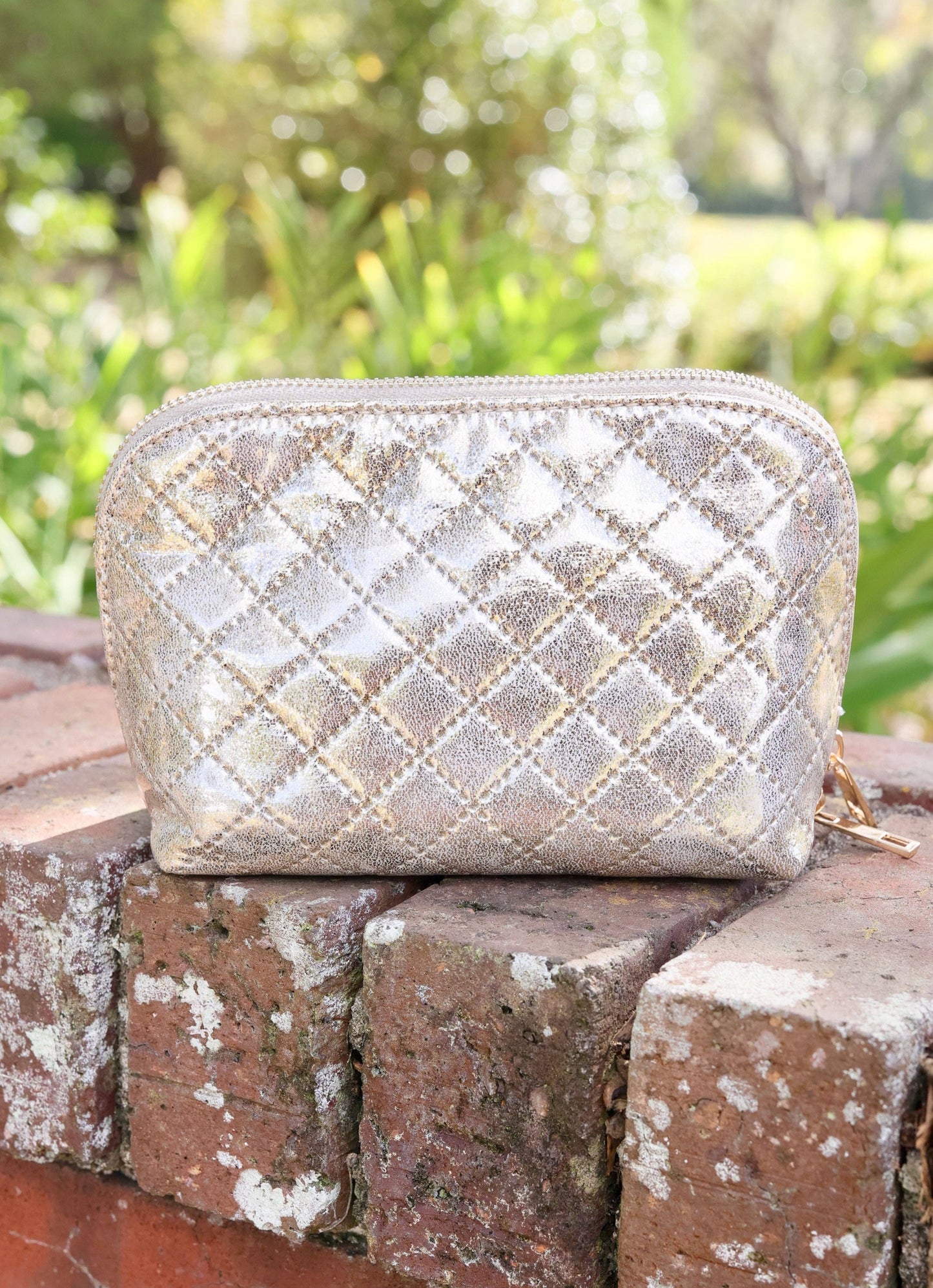 Caroline Hill Small Pouch Champagne Pop