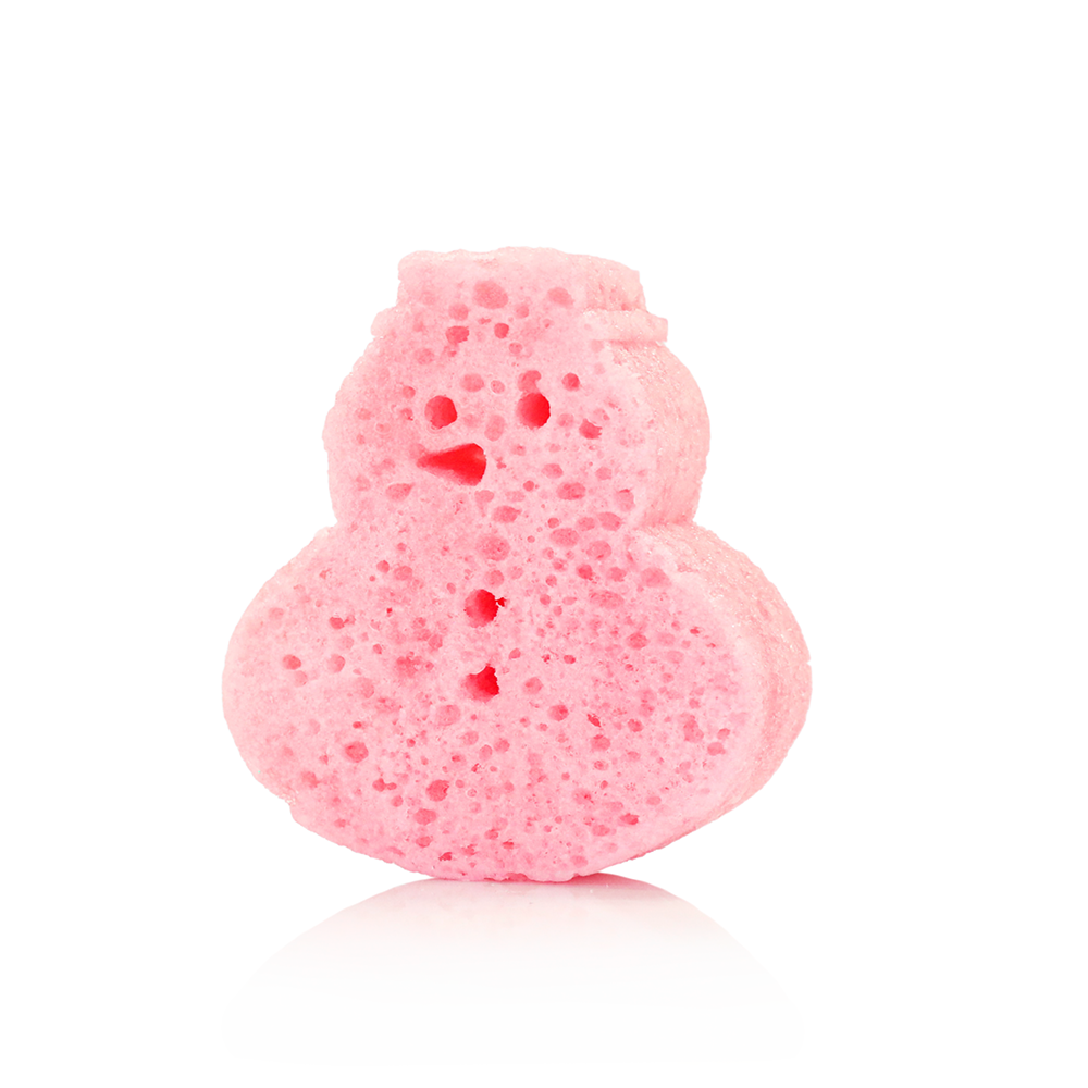Pink Snowman White Rose Buffer