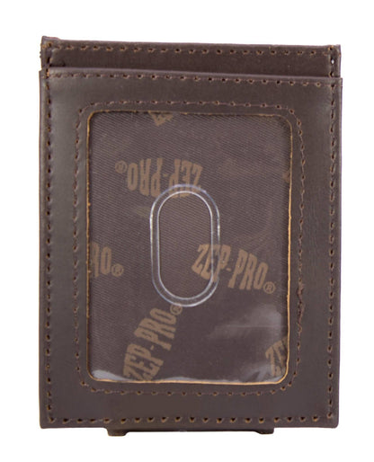 Zep-Pro Leather Magnetic Wallet - Mallard