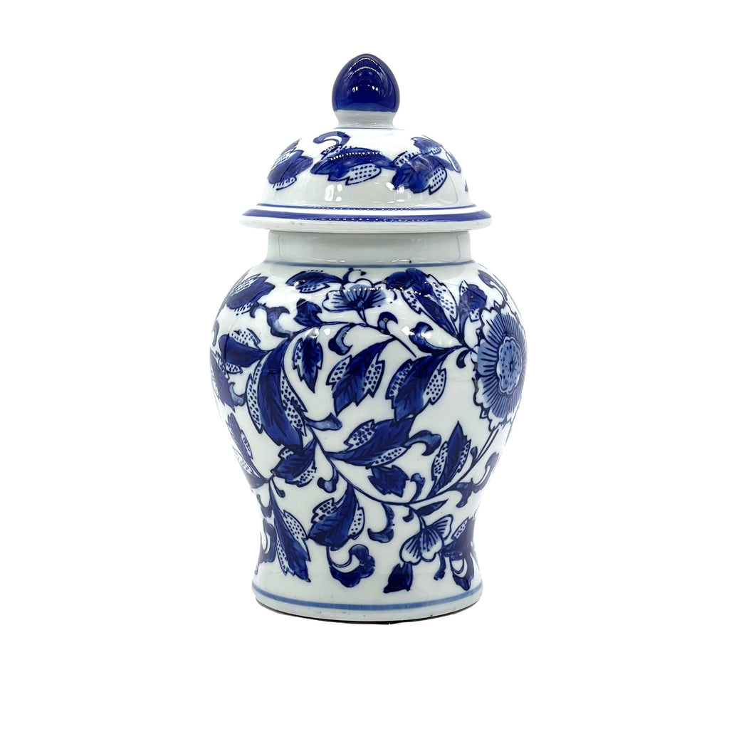 Chinoiserie Pink Decorative Ginger Jar 8"