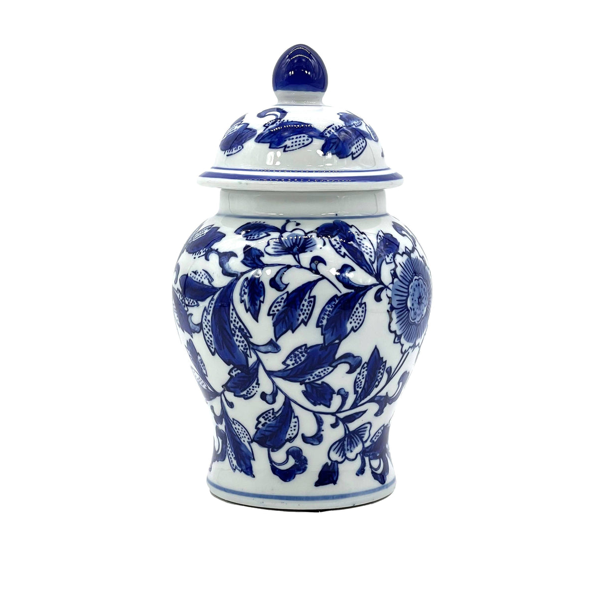 Chinoiserie Pink Decorative Ginger Jar 8"