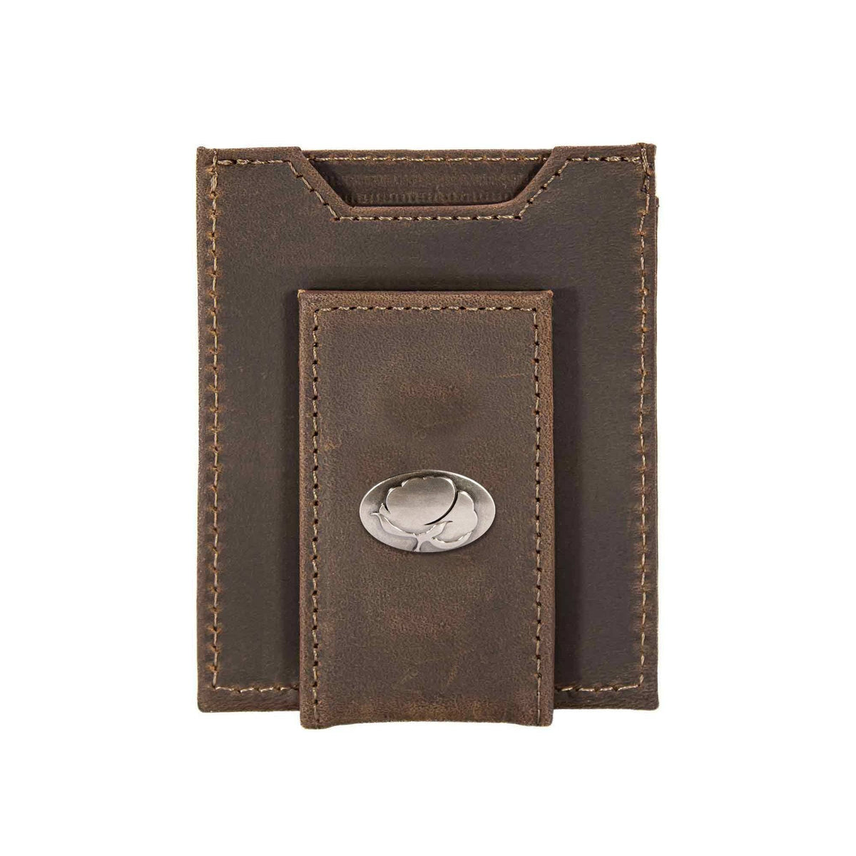 Zep-Pro Cotton Ball Magnetic Leather Wallet