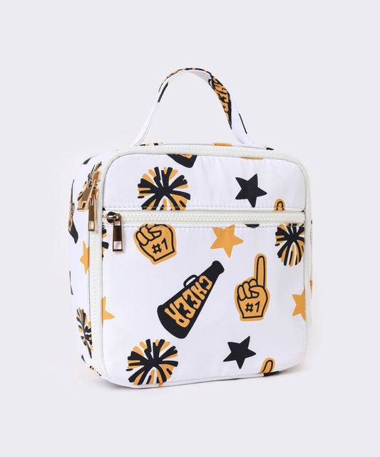 Cheer Printed Girls Lunch Bag