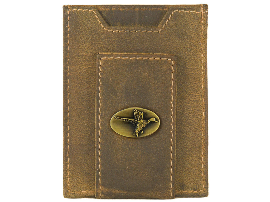 Zep-Pro Leather Magnetic Wallet-Mallard