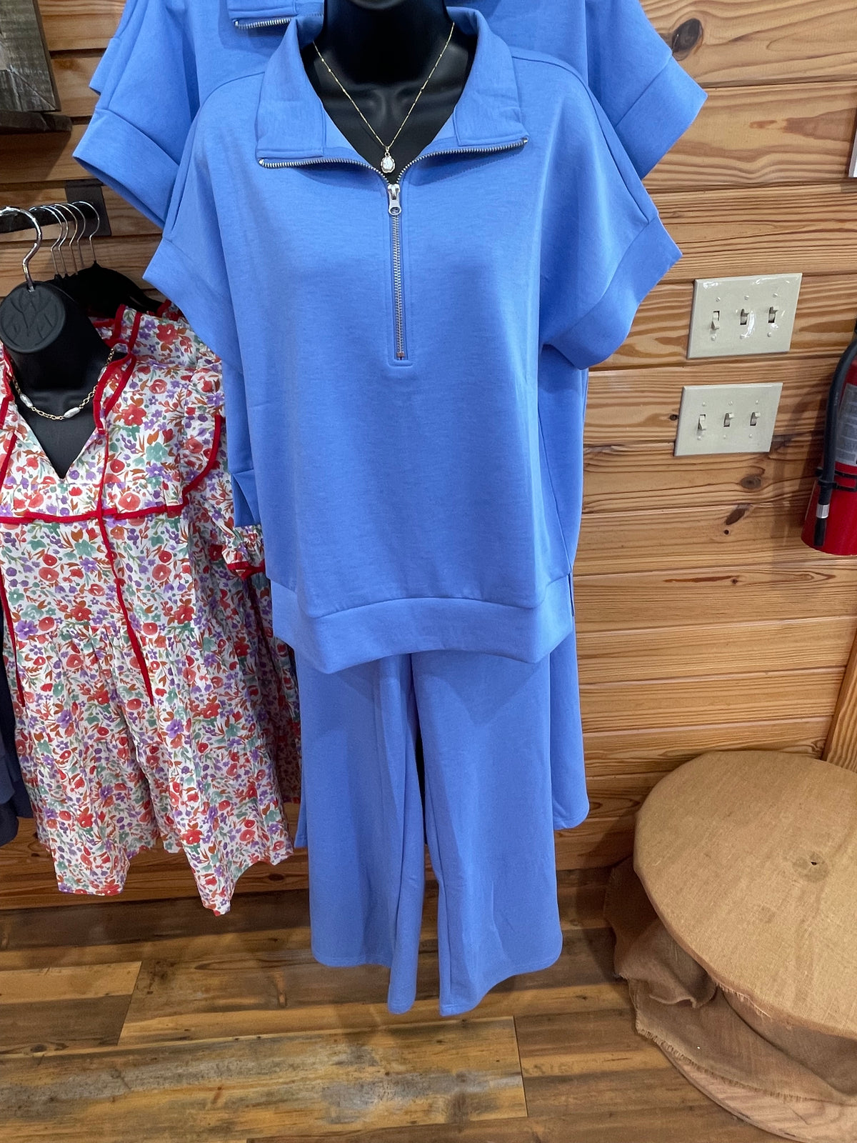 Scuba Half Zip Top & Pants Set