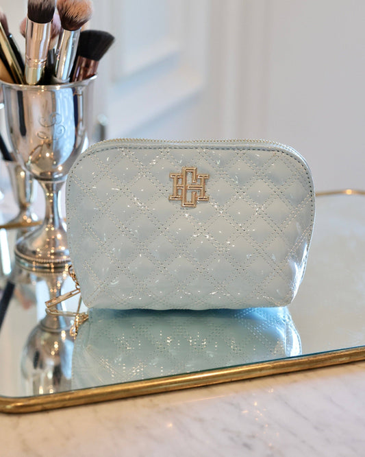 Caroline Hill Small Pouch Light Blue