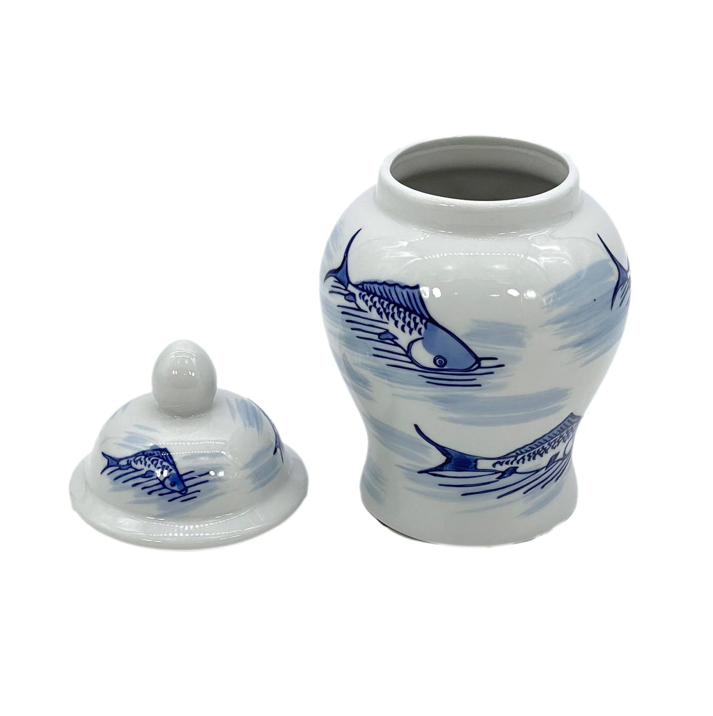 Chinoiserie Pink Decorative Ginger Jar 8"