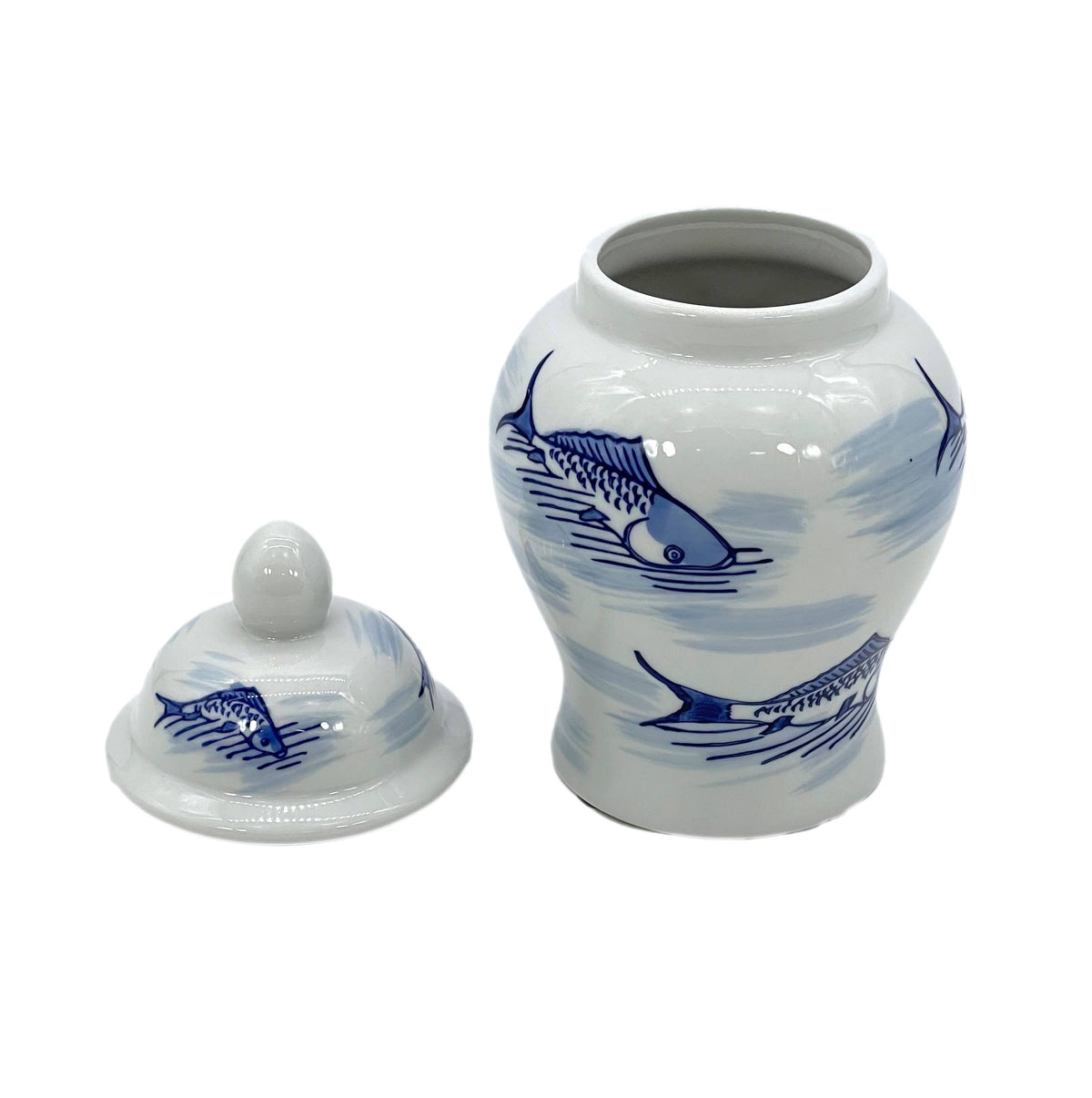 Chinoiserie Pink Decorative Ginger Jar 8"