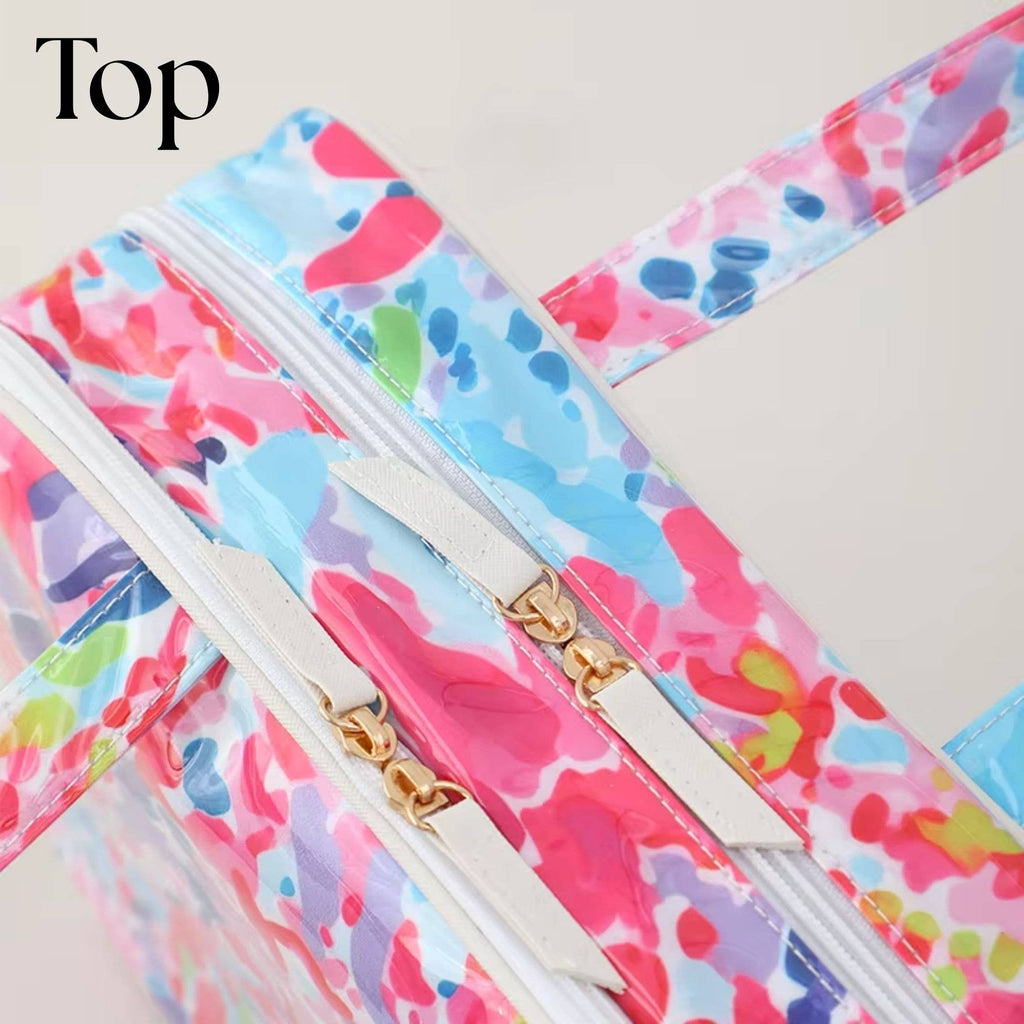 Waterproof Cosmetic Bag Hydrangea Horizon