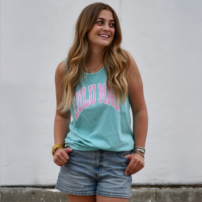 Lulu Mac Polka Dot Chalky Mint Tank