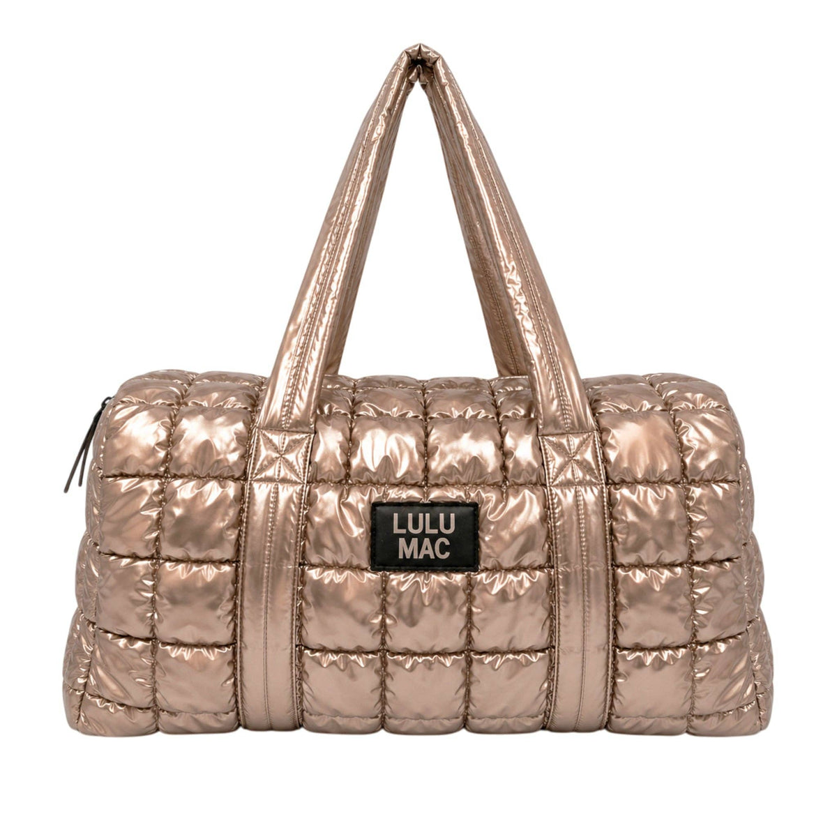 Lulu Mac Puffer Metallic Duffle Champagne
