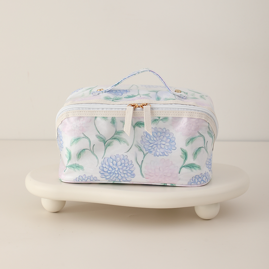 Waterproof Cosmetic Bag Hydrangea Horizon