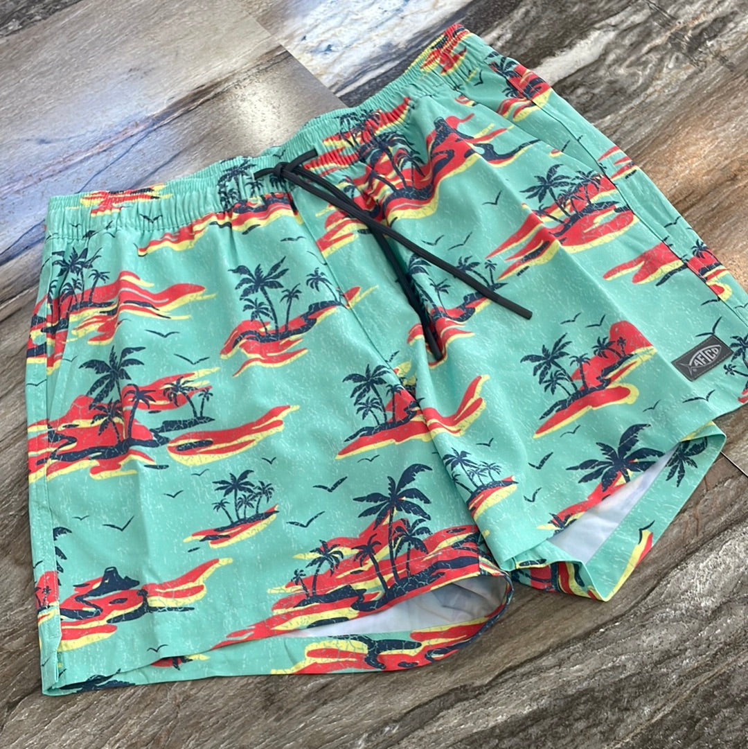 AFTCO Strike Swim Shorts Ocean Wave