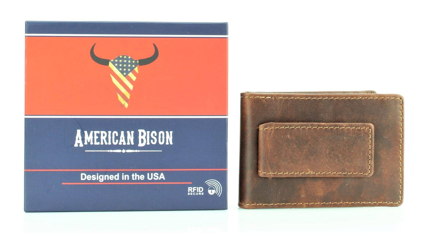Bifold Money Clip Card Case