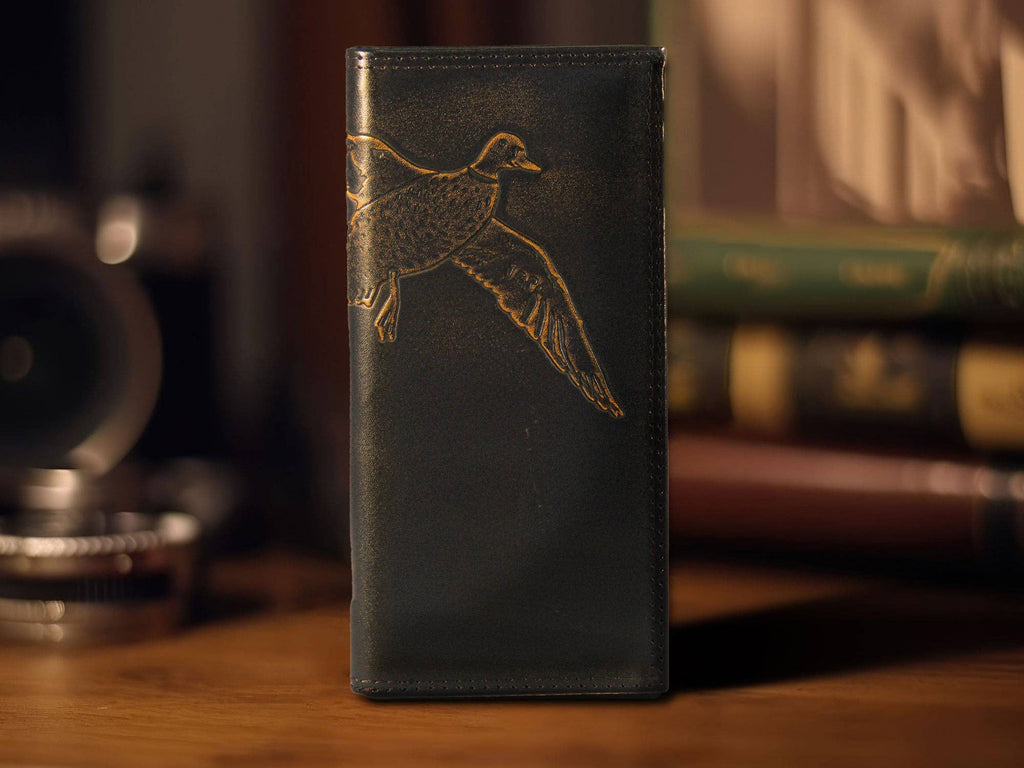 Zep-Pro Leather Tall Wallet - Mallard