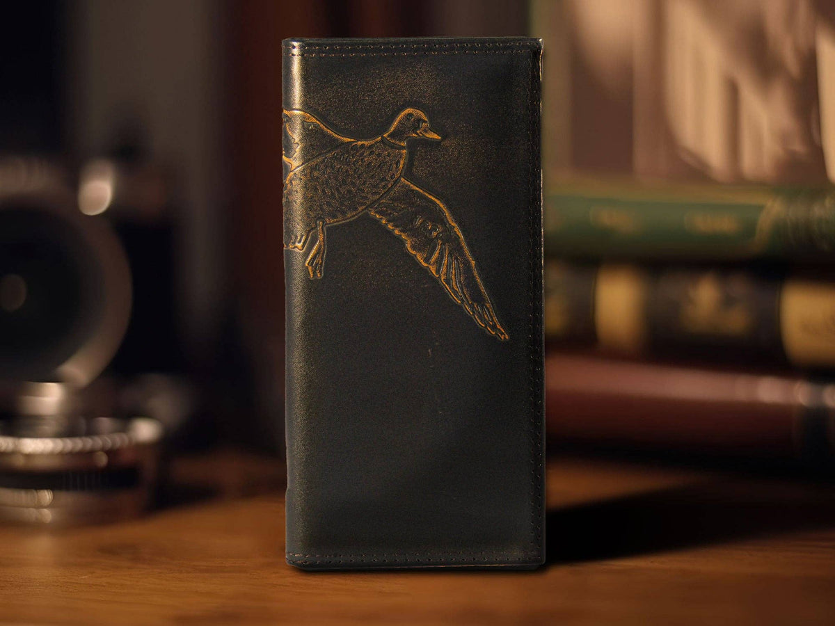 Zep-Pro Leather Tall Wallet - Mallard