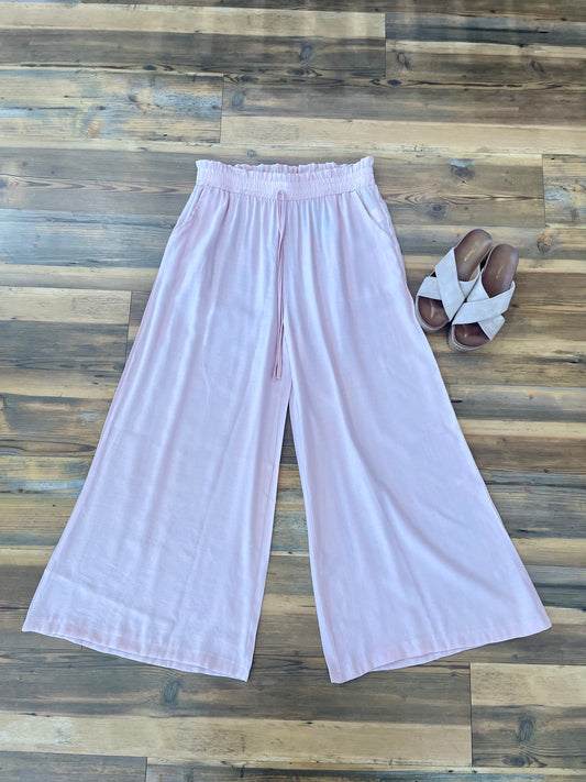 Peach Wide Leg Pants