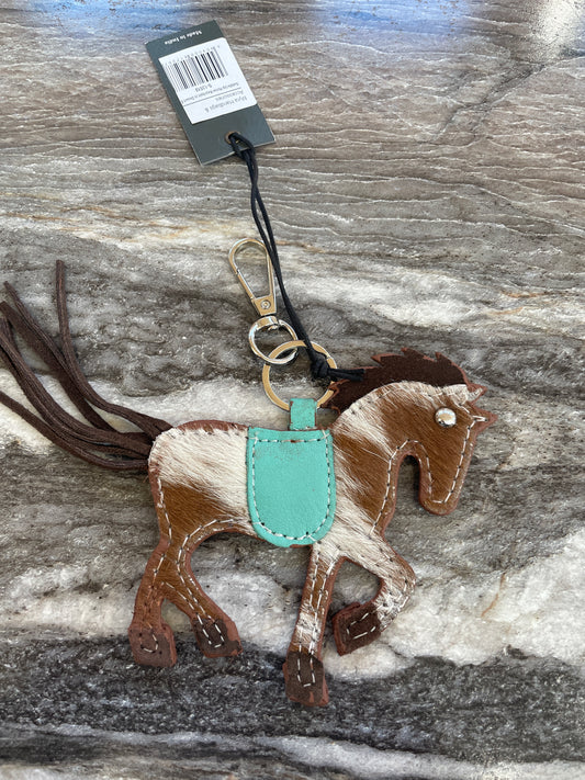 Myra Saddle-Up Horse Keychain