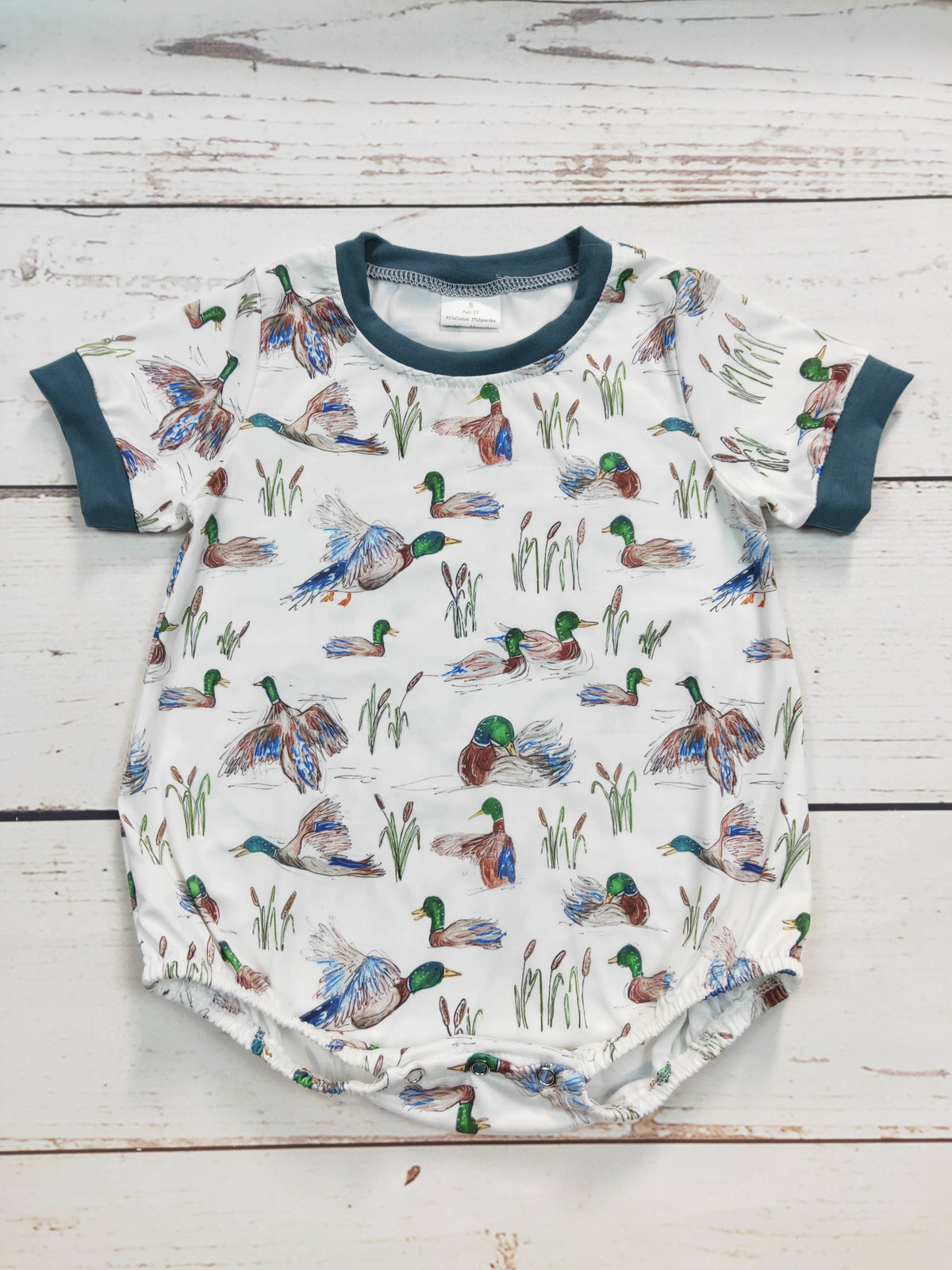 Duck Printed Boy Bubble