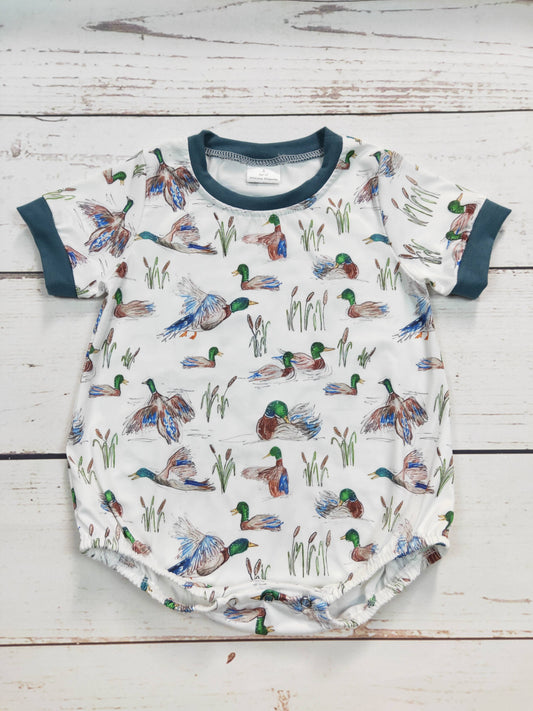Duck Printed Boy Bubble