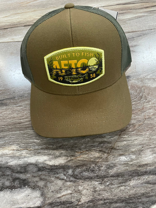 AFTCO Hat Sundown Trucker Olive