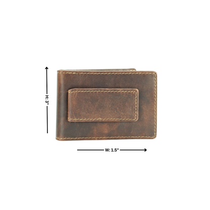 Bifold Money Clip Card Case
