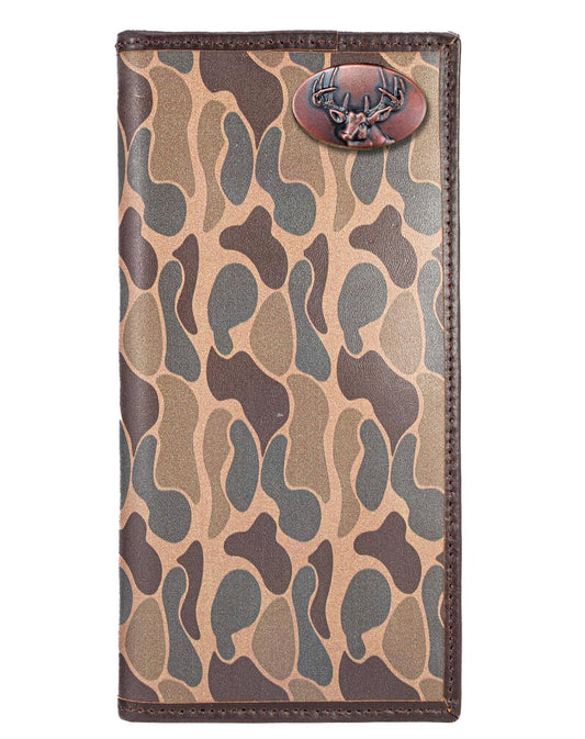 Zep-Pro Camo Tall Wallet - Buck