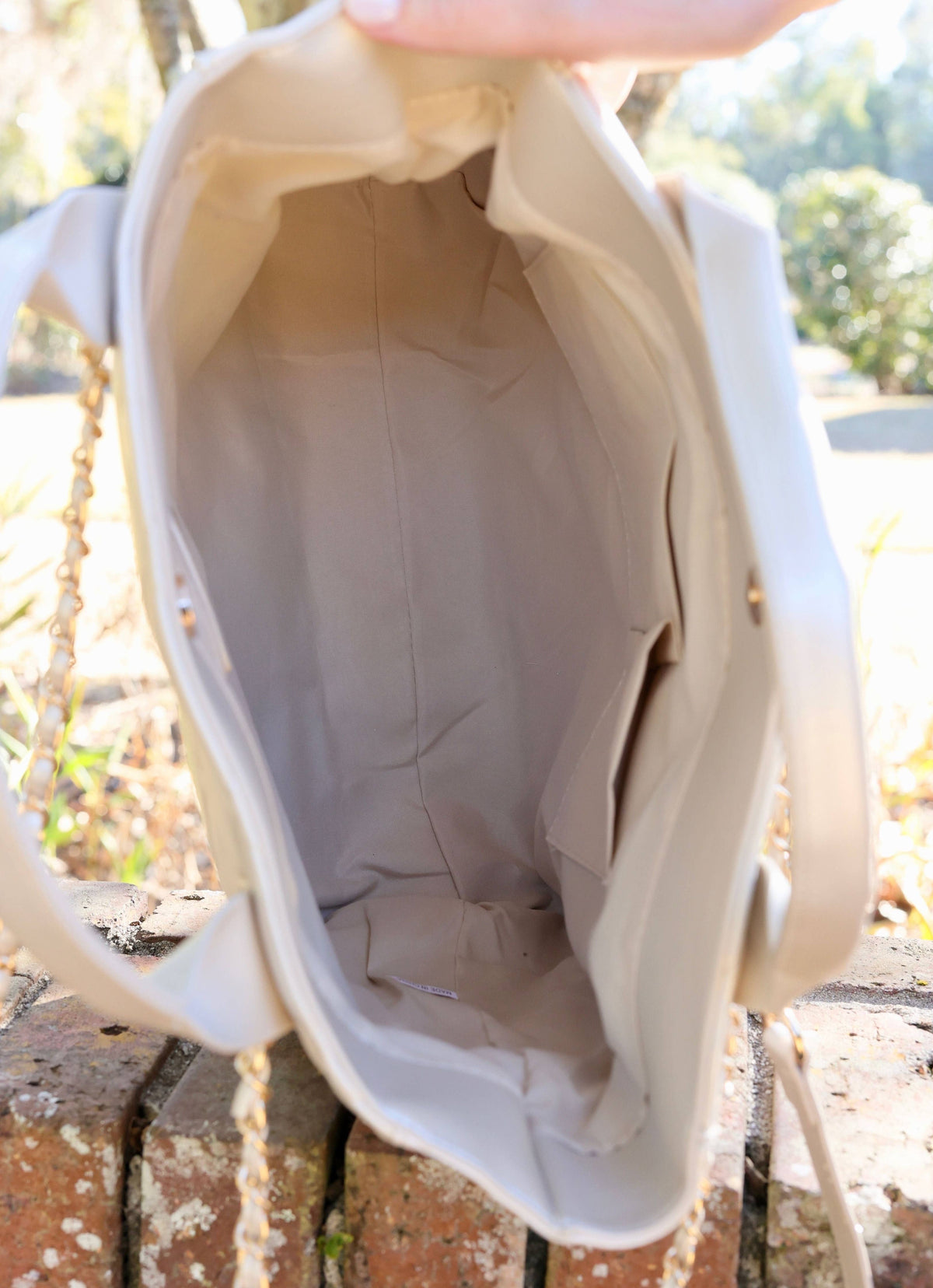 Caroline Hill Kinzley Tote Pearl