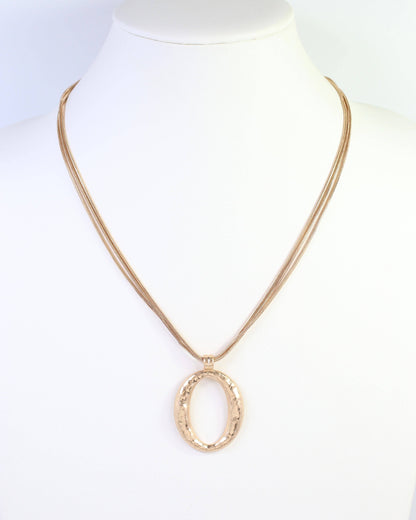Caroline Hill Cascade Pendant Gold Chain