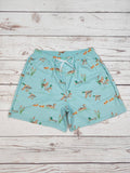 Men Mallard Printed Beach Shorts