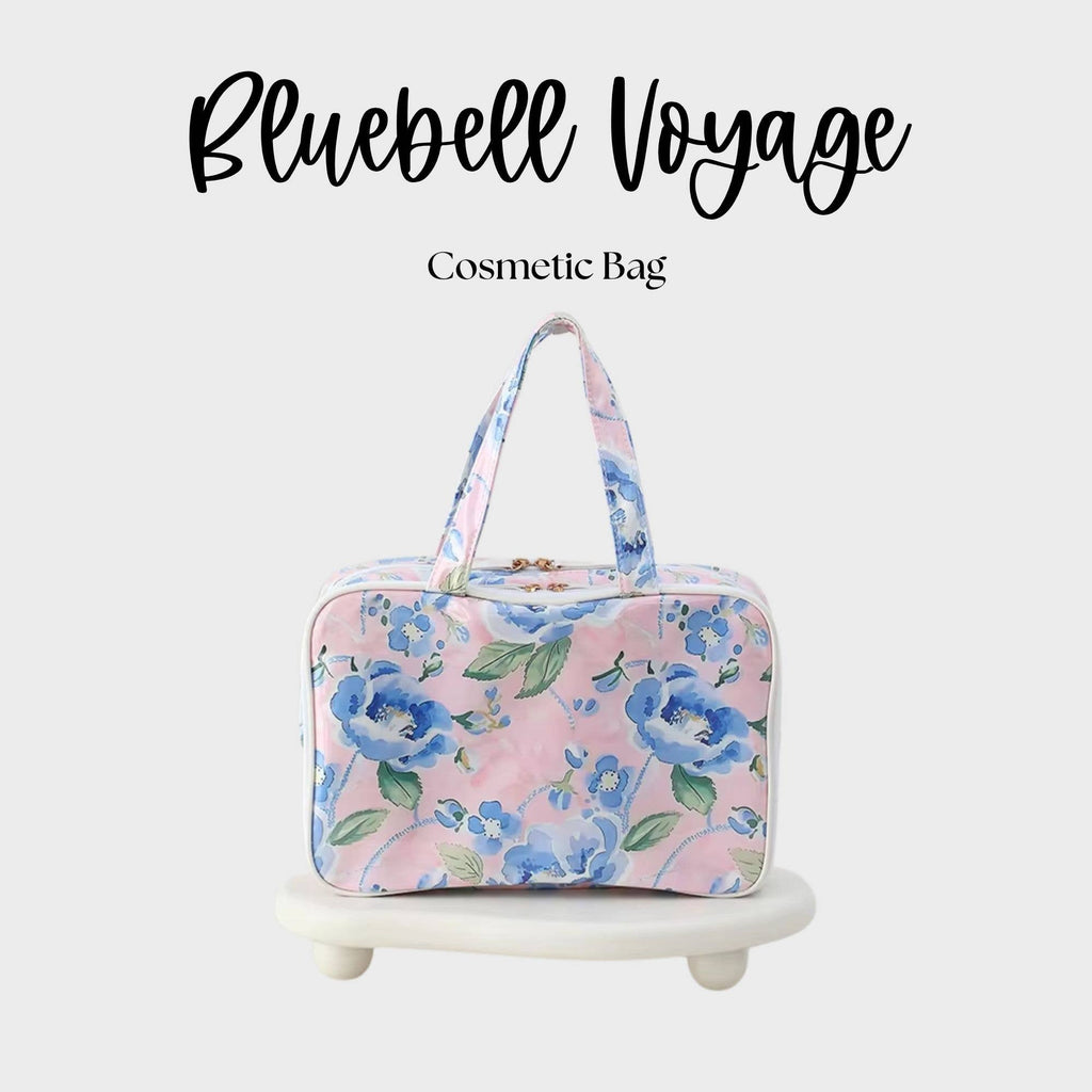 Waterproof Cosmetic Bag Bluebell Voyage