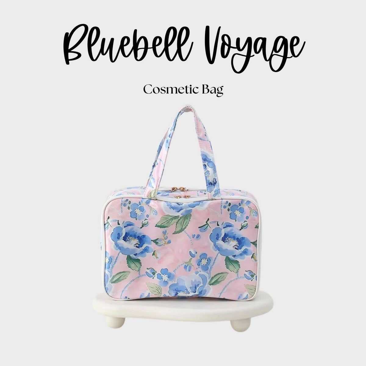 Waterproof Cosmetic Bag Bluebell Voyage